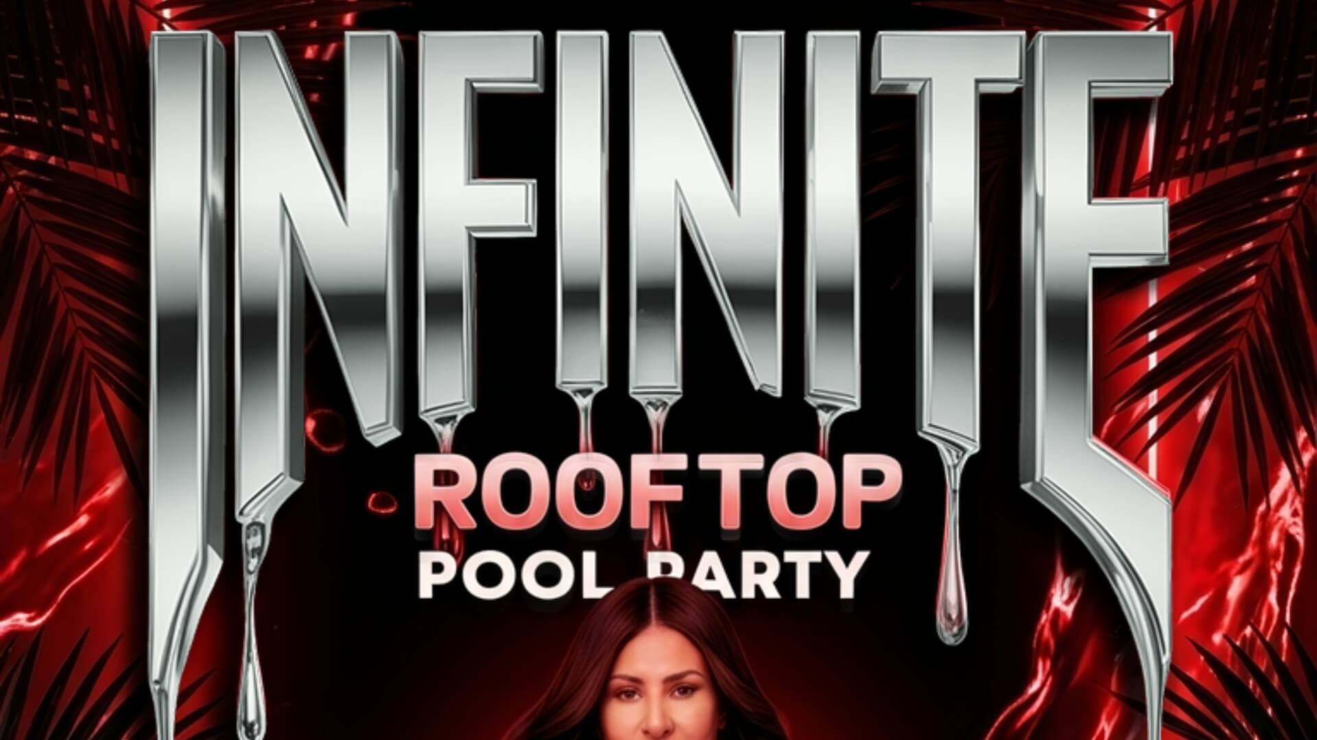 Infinite rooftop pool party at Palace South Beach Miami featuring DJ Liza Rodriquez on May 2