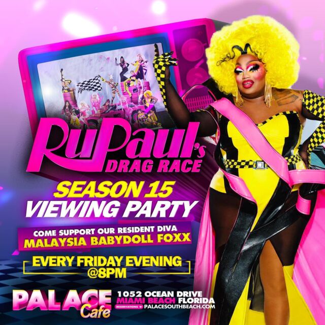 Join us tonight Friday January 20th as we host our @rupaulsdragrace viewing party of the new season 15! We continue to support our resident diva @foxxy_doll as she slays her journey for the crown!
Show starts at 8pm